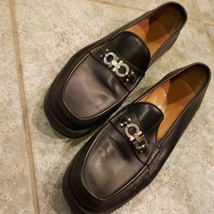 Salvatore Ferragamo Black Men's Dress Loafer